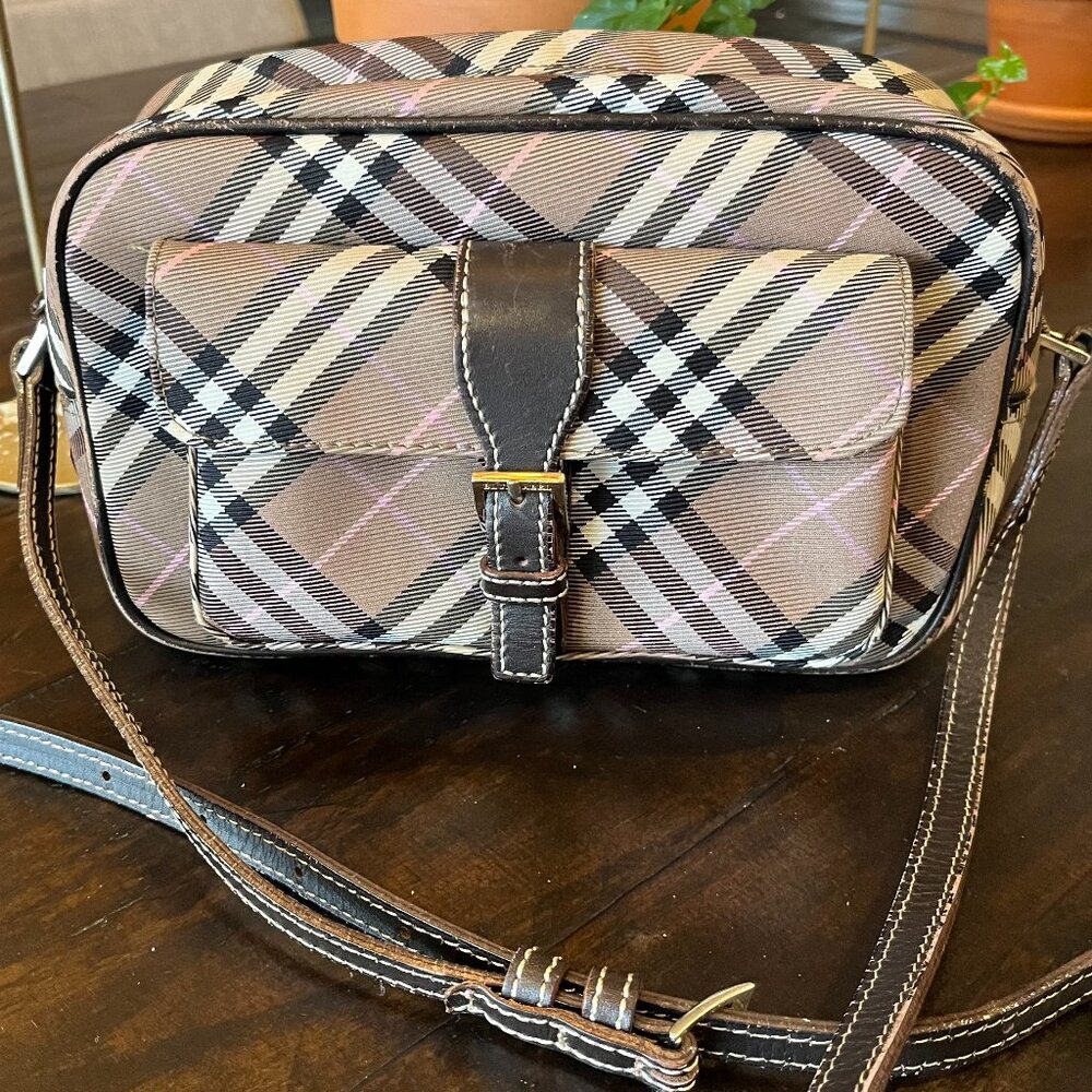 Burberry Blue Label Nova Check Tan Crossbody Bag